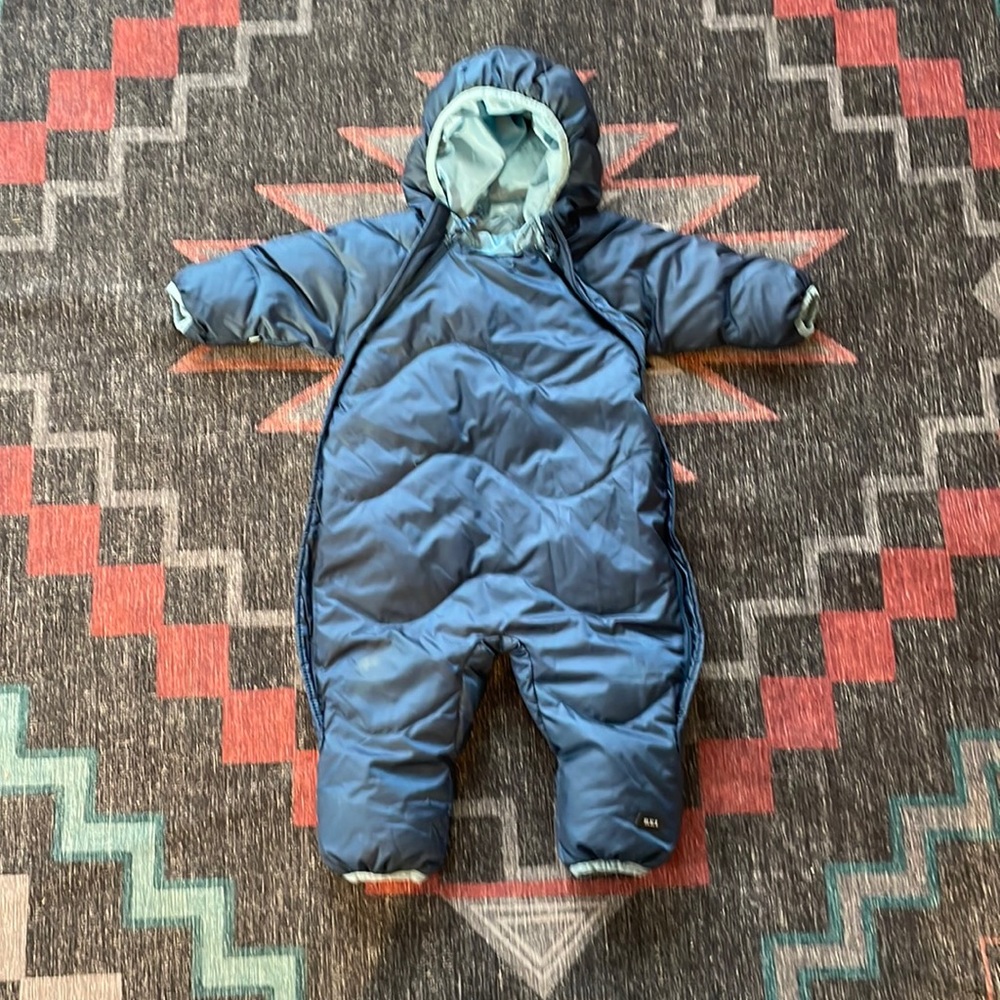 REI brand infant goose down bunting - 6 Month but fits like 9-12 months.